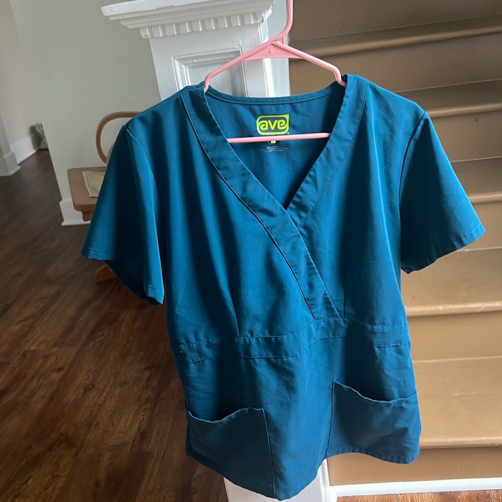 Gently worn scrub top